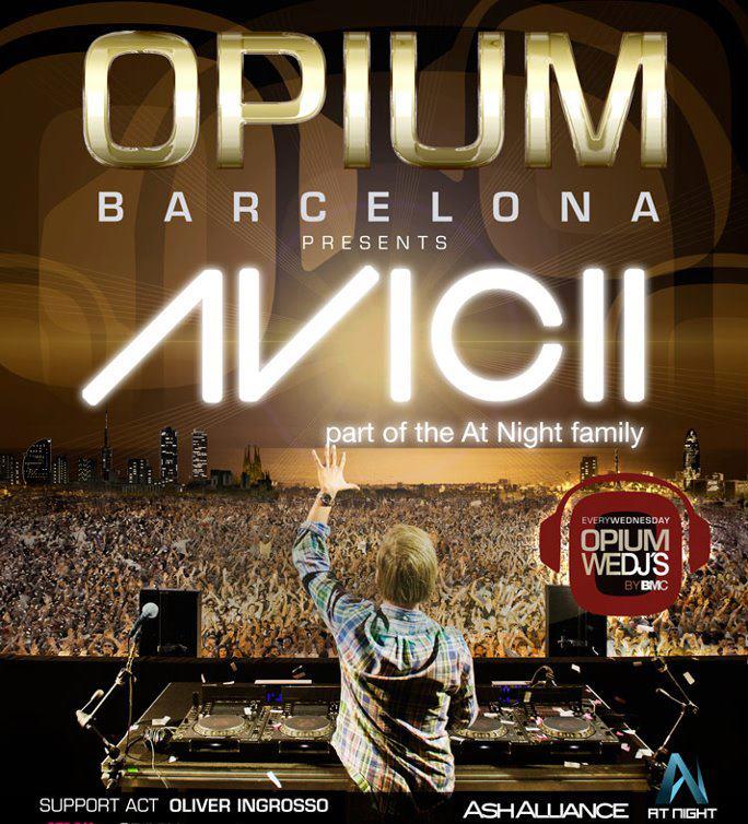 AVICII,OPIUM BARCELONA