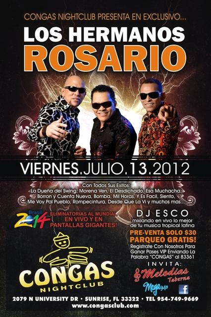 Los Hermanos Rosario @ Congas Club