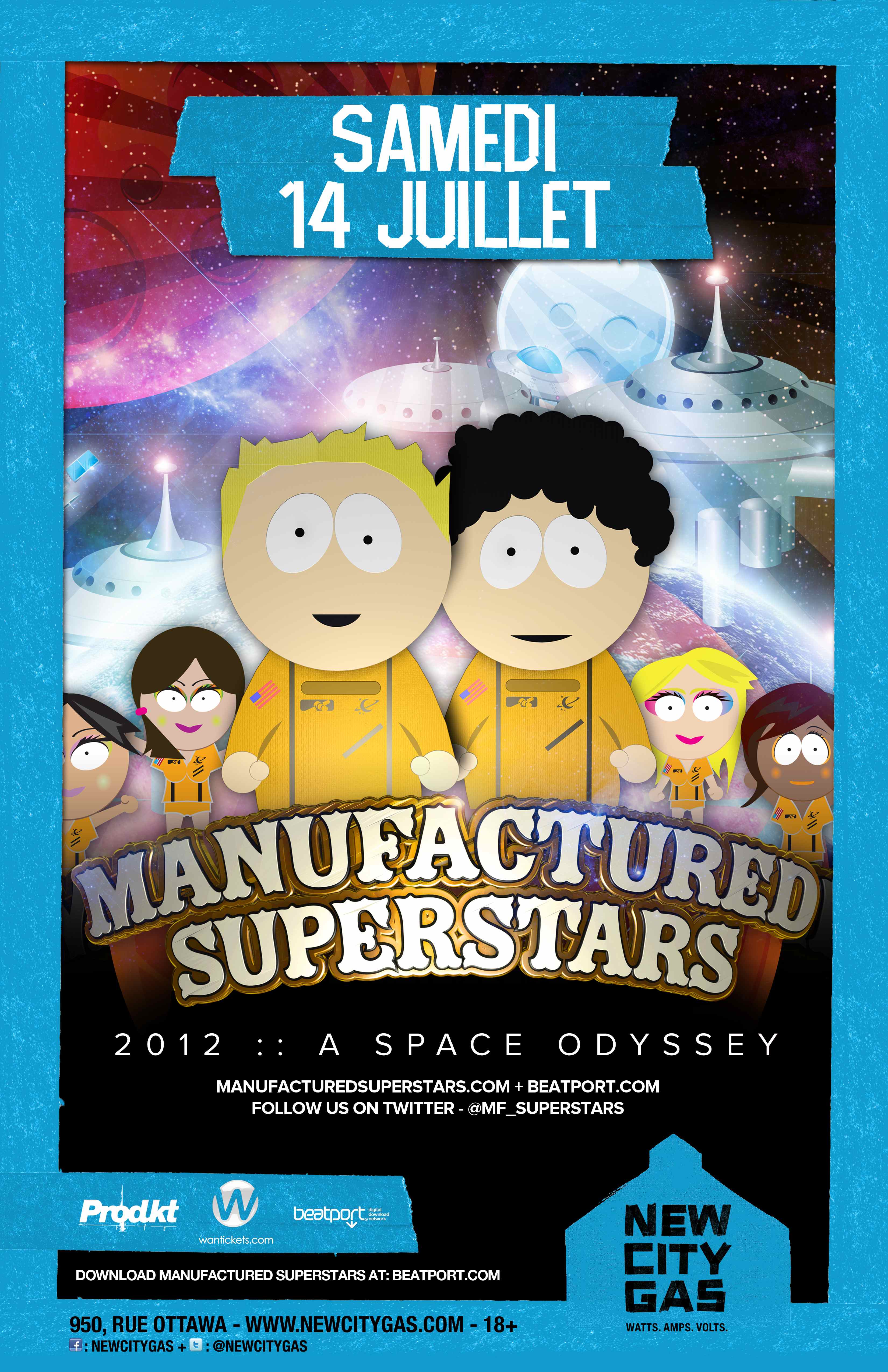 MANUFACTURED SUPERSTARS,NEW CITY GAS