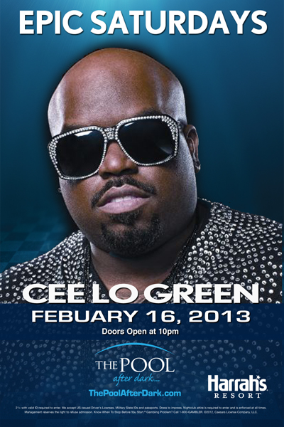 CEE-LO,THE POOL AFTER DARK-HARRAH'S RESORT