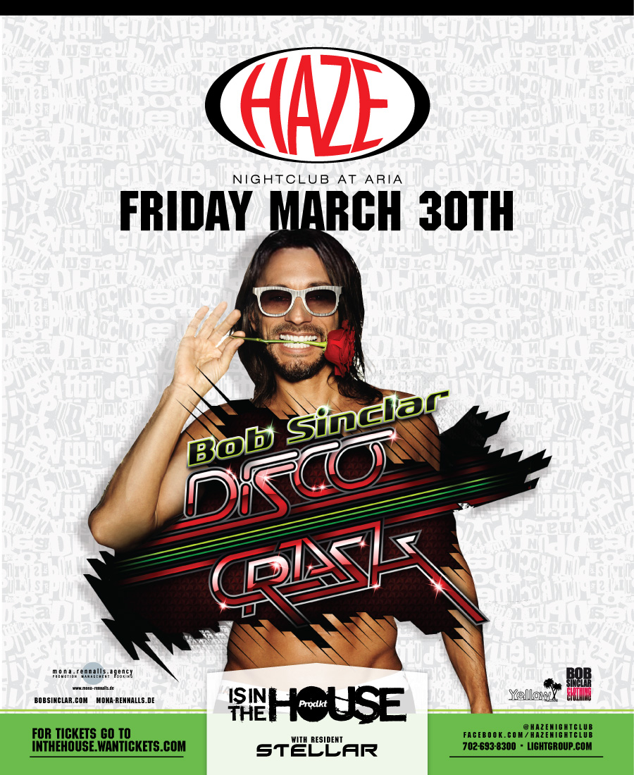 BOB SINCLAR,HAZE NIGHTCLUB